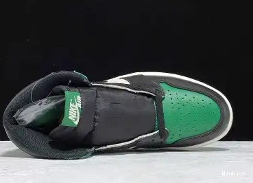 JORDAN PINE AIR HIGH 555088-302 NRG GREEN SAIL-BLACK 1 OG 0608